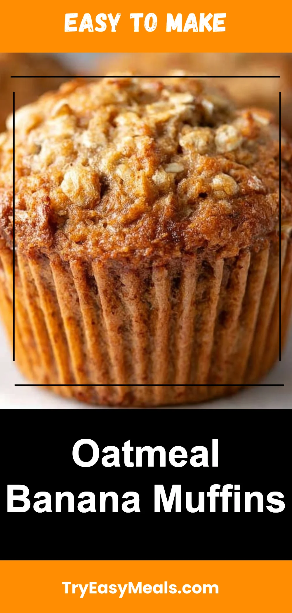 Oatmeal Banana Muffins