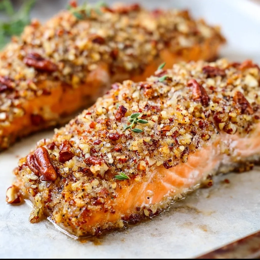 Pecan Crusted Salmon Recipe