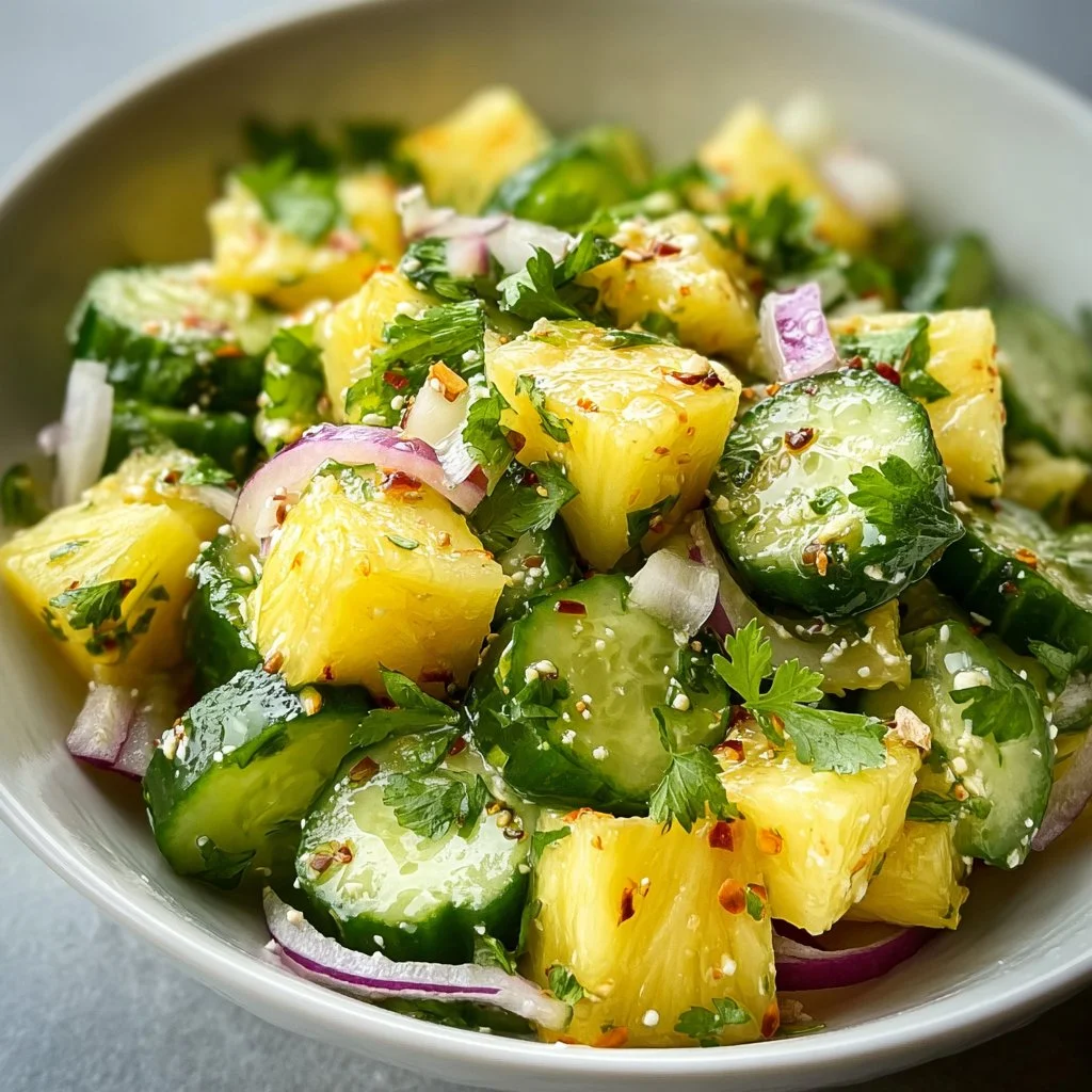 Pineapple Cucumber Salad