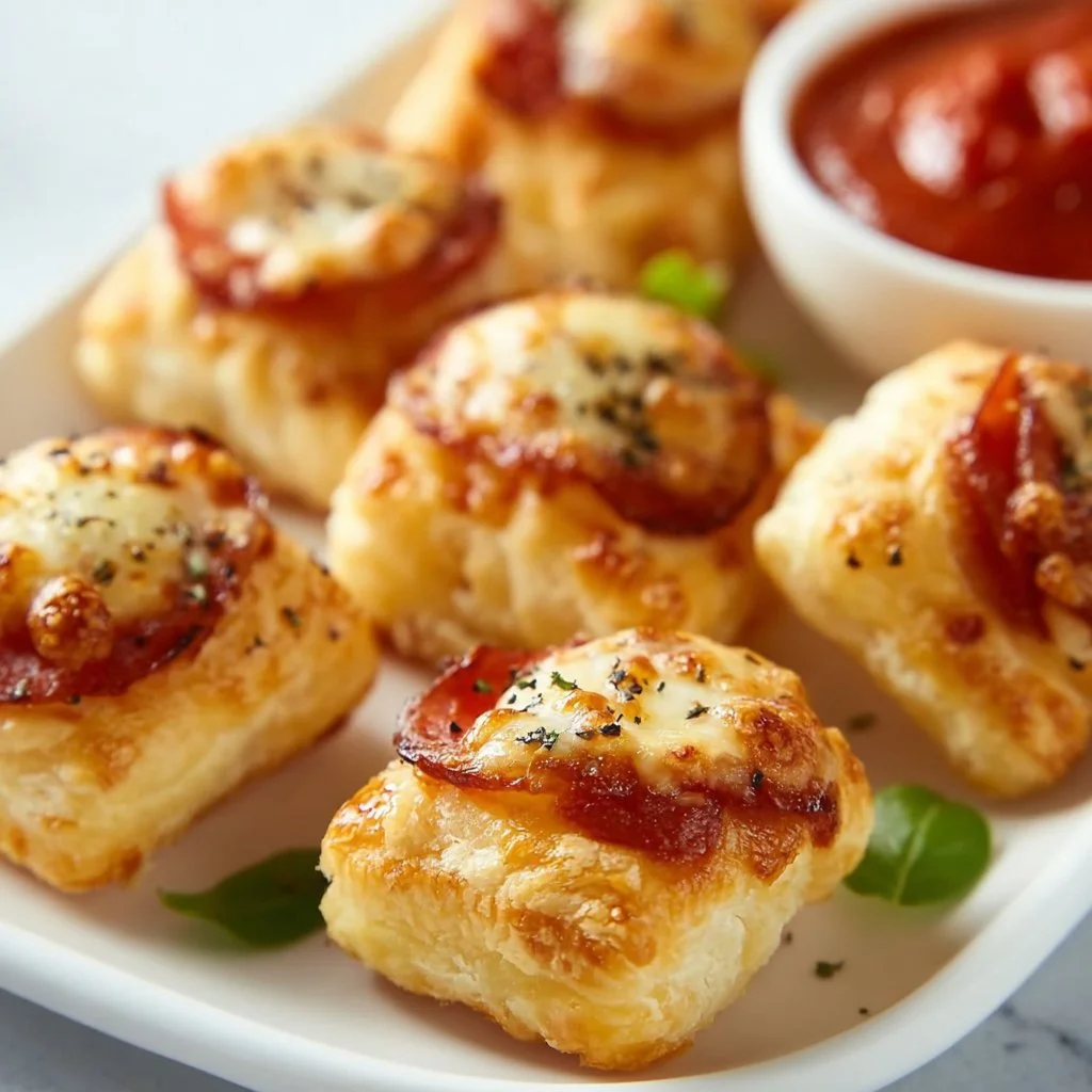 Puff Pastry Pizza Bites