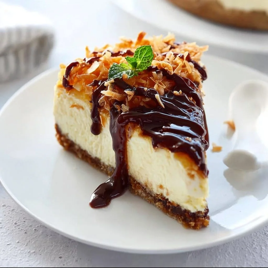 Samoa Cheesecake