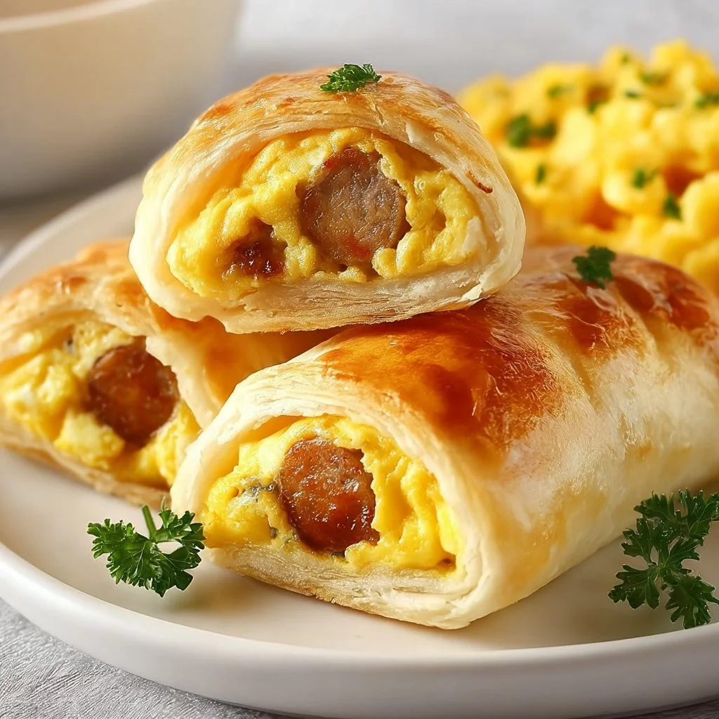 Sausage Egg Breakfast Roll-Ups – Quick & Easy Morning Treat! - mommyplates