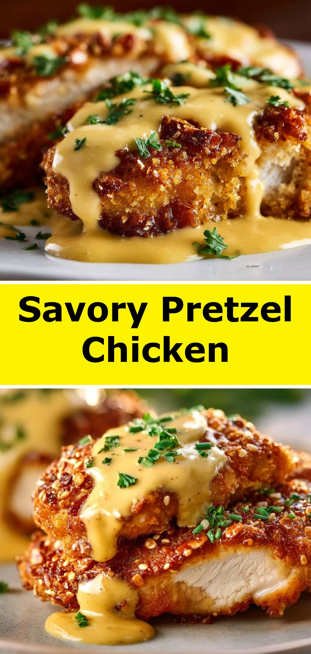 Savory Pretzel Chicken