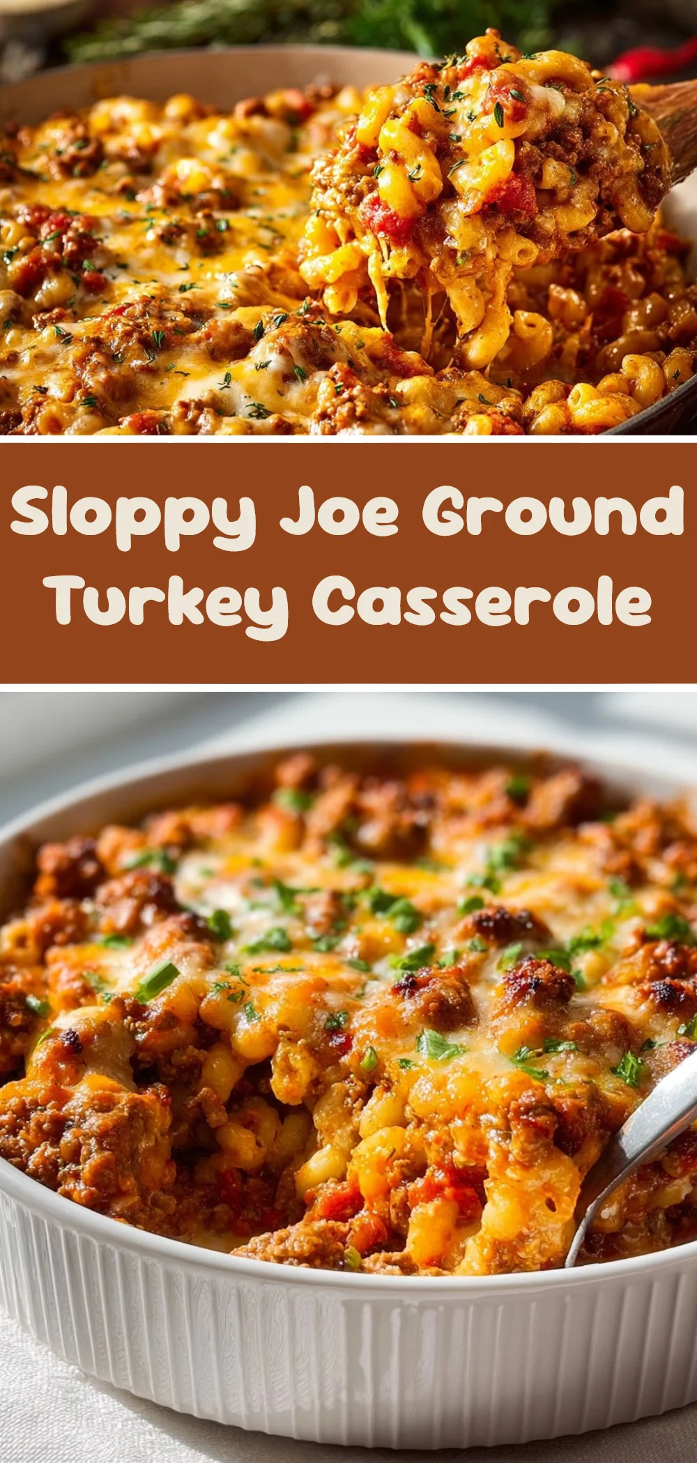 Sloppy Joe Ground Turkey Casserole