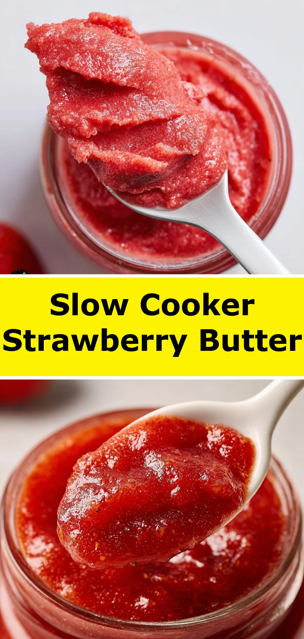 Slow Cooker Strawberry Butter