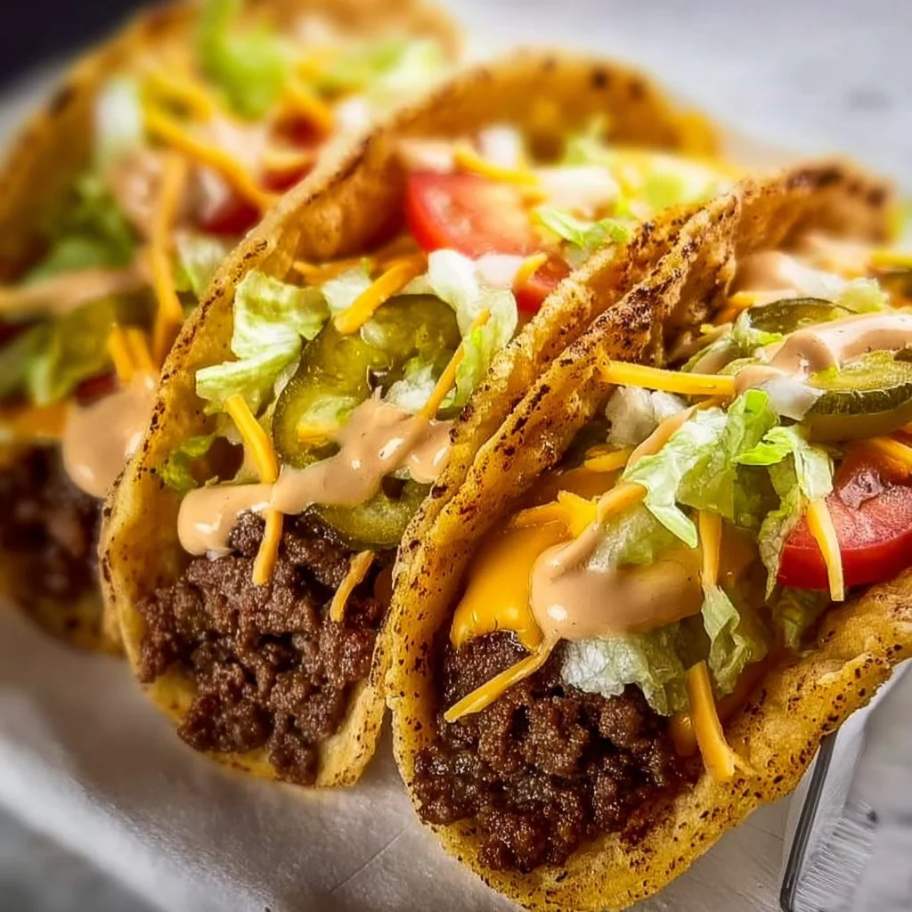 Smash Burger Tacos