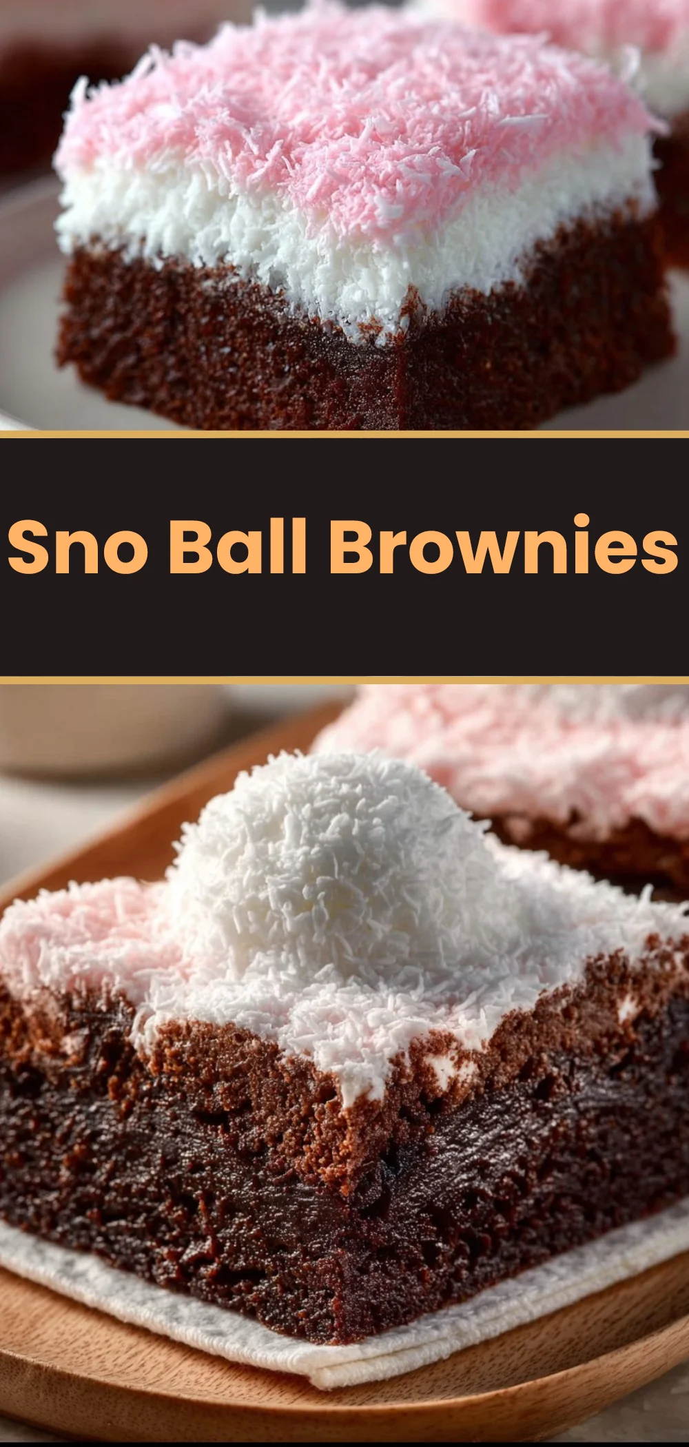Sno Ball Brownies