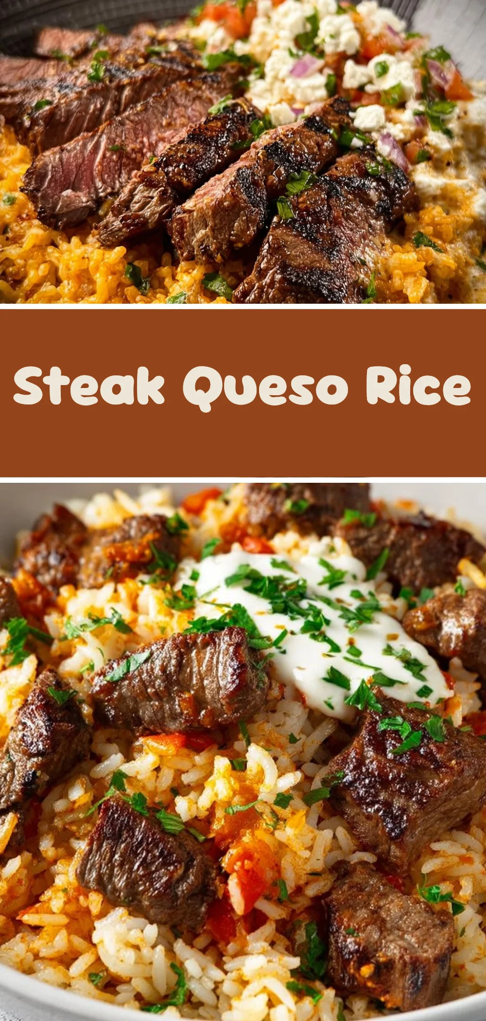 Steak Queso Rice