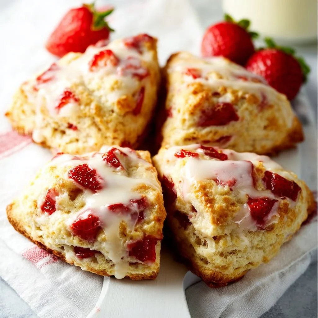 Strawberry Scones