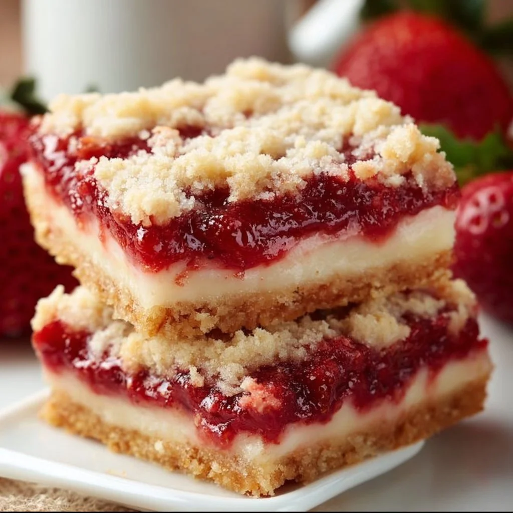 Strawberry Shortcake Bars Recipe