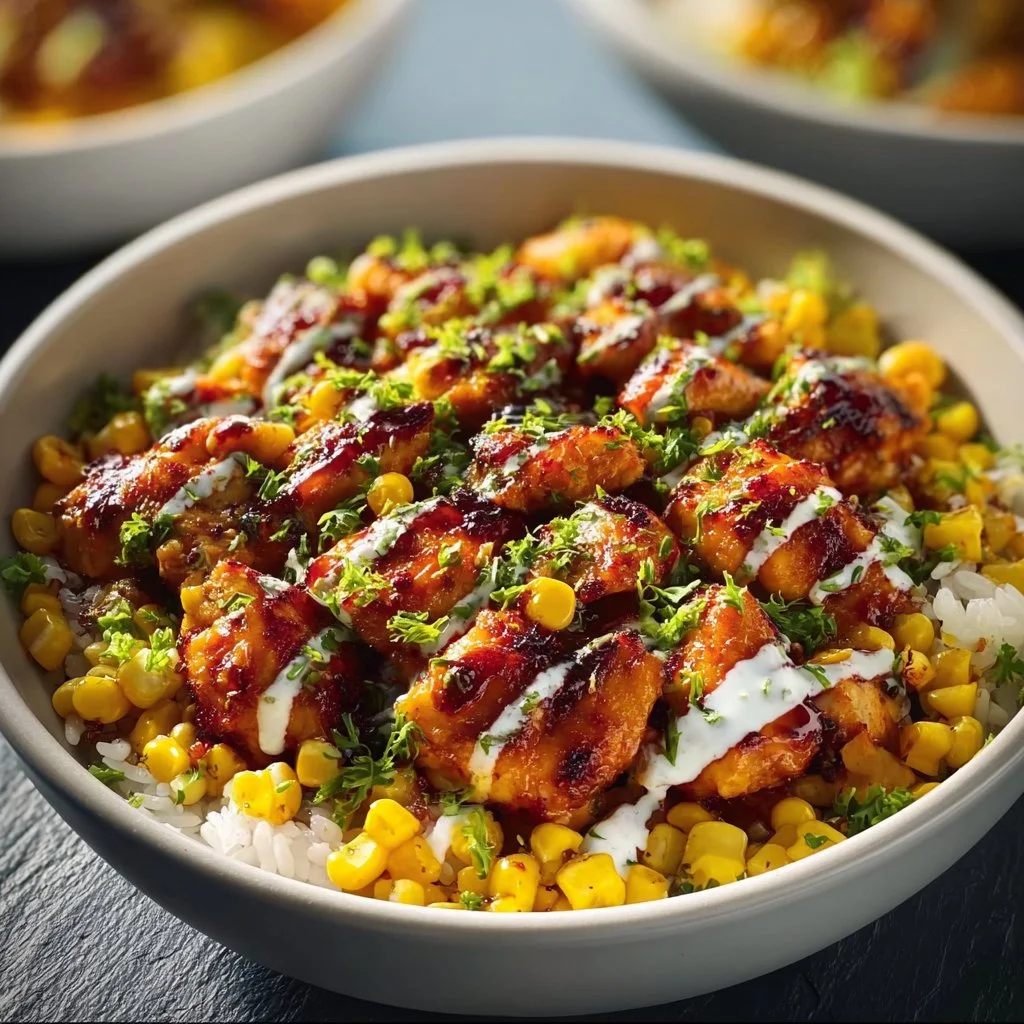 Street Corn Chicken Bowls