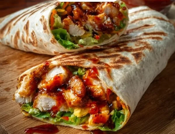 Sweet Chili Chicken Wraps