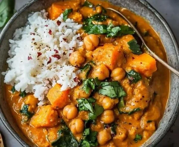 Sweet Potato and Chickpea Curry