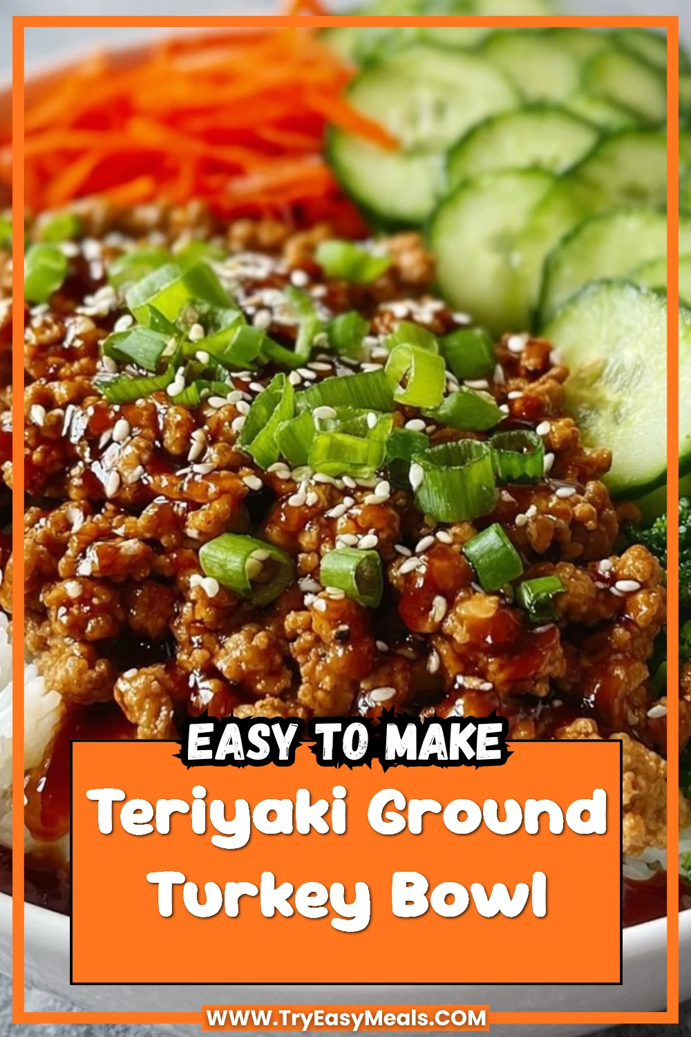 Teriyaki Ground Turkey Bowl