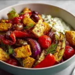 vegan mediterranean roasted vegetables bowl 2026 03 11 175505