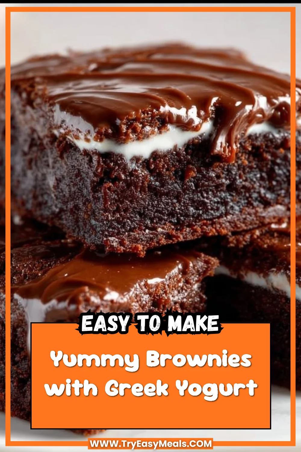 Yummy Brownies with Greek Yogurt