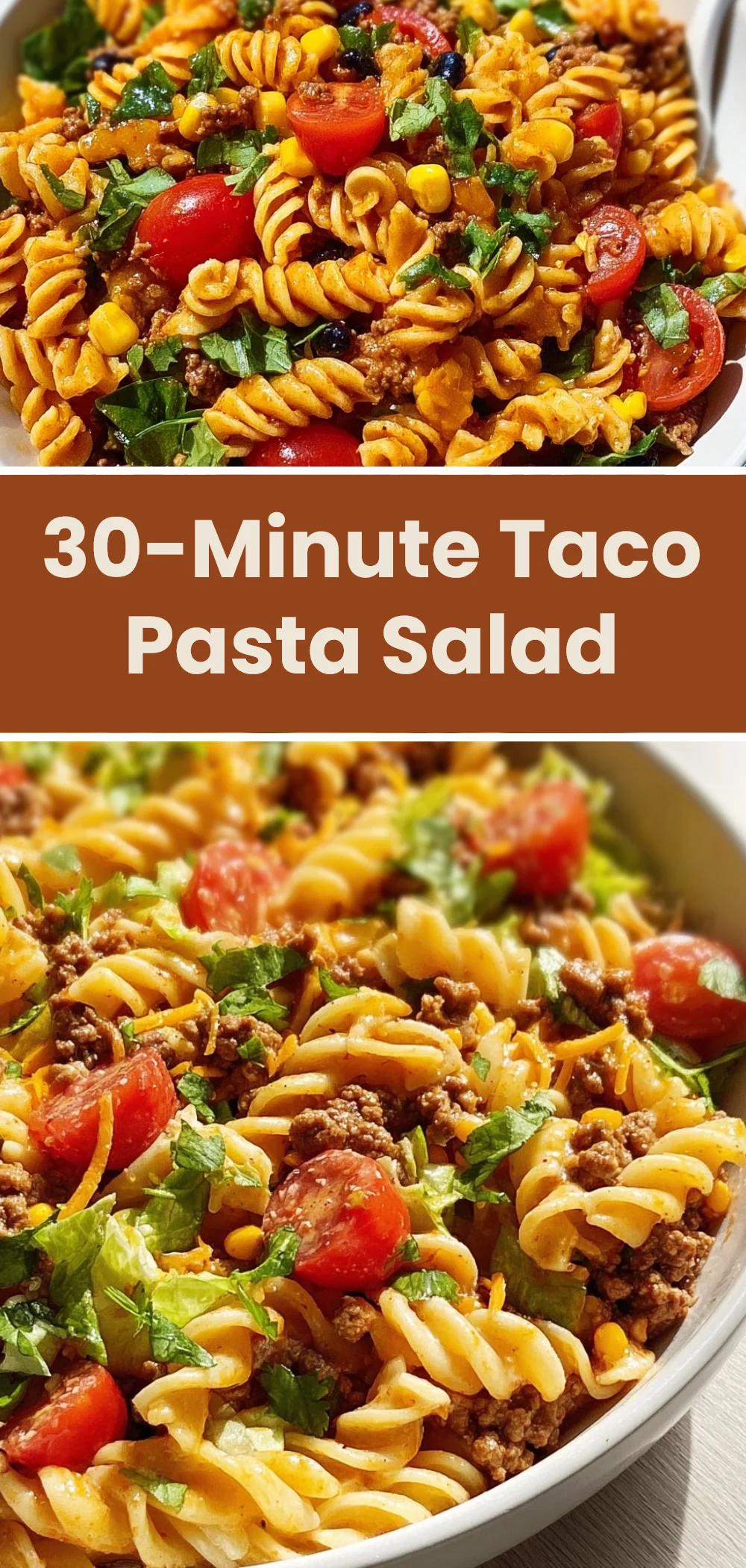 30-Minute Taco Pasta Salad