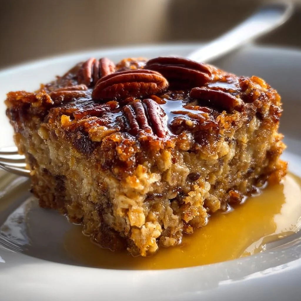 Amazing Maple Pecan Baked Oatmeal: 1 Prep Secret
