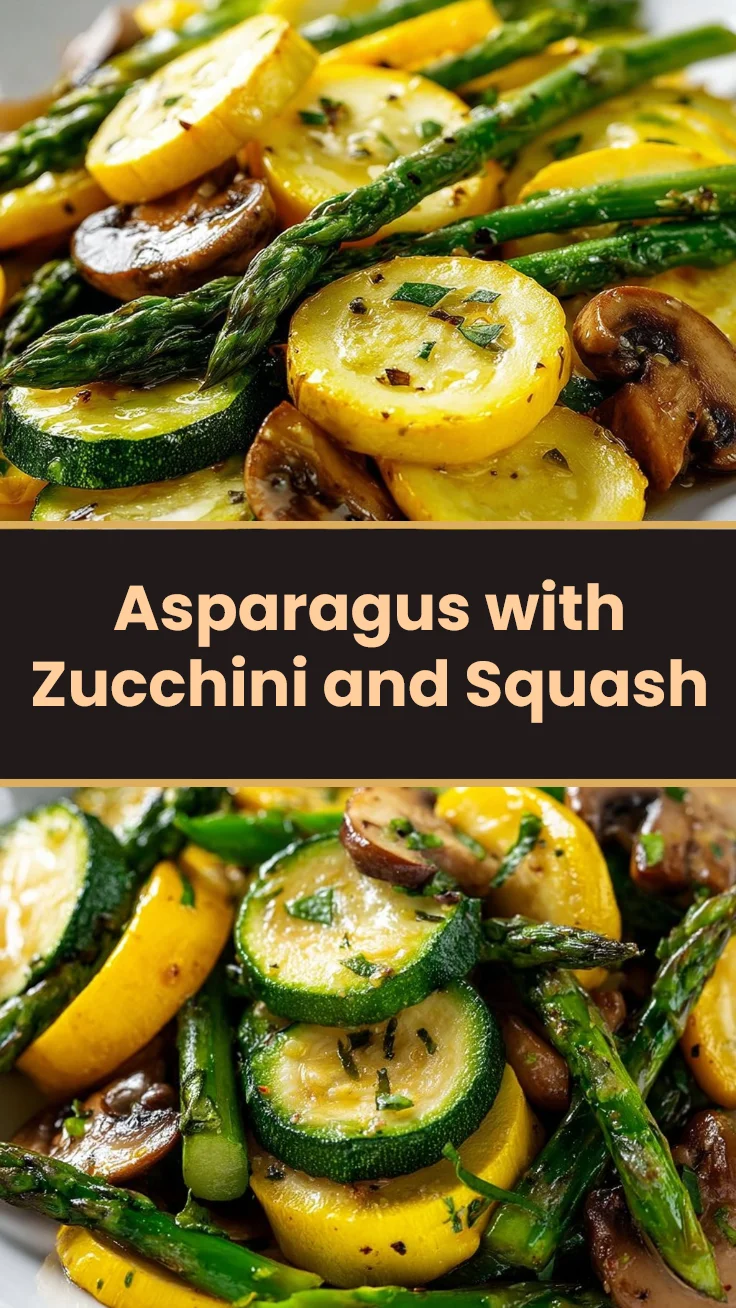Asparagus with Zucchini and Squash