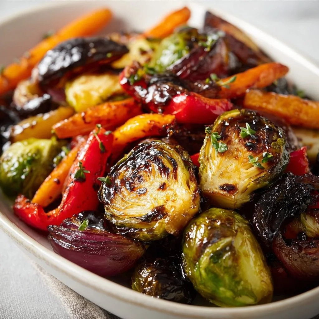 Balsamic Glazed Roasted Vegetables