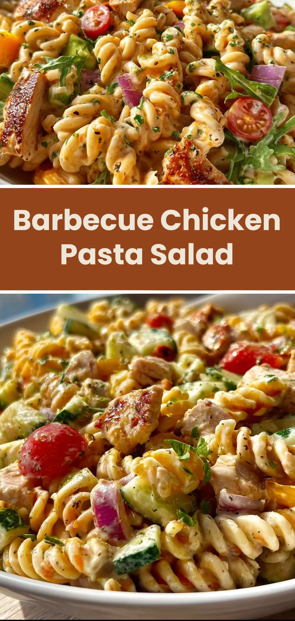 Barbecue Chicken Pasta Salad
