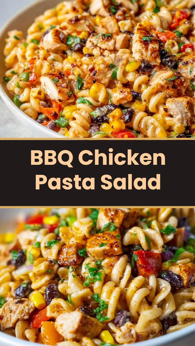 BBQ Chicken Pasta Salad