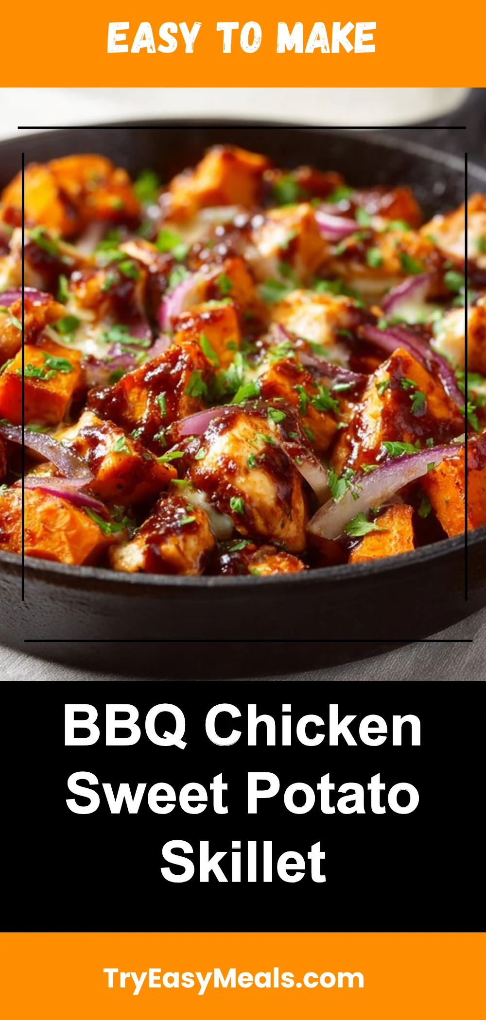 BBQ Chicken Sweet Potato Skillet