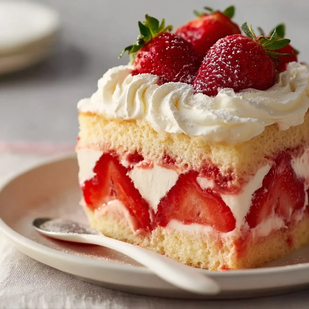 Beautiful Birthday Strawberry Shortcake