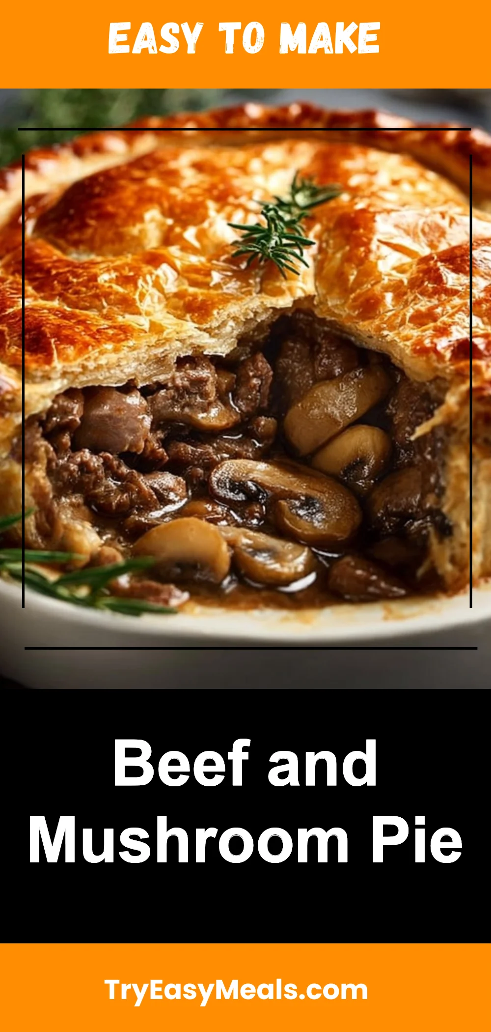 Beef and Mushroom Pie