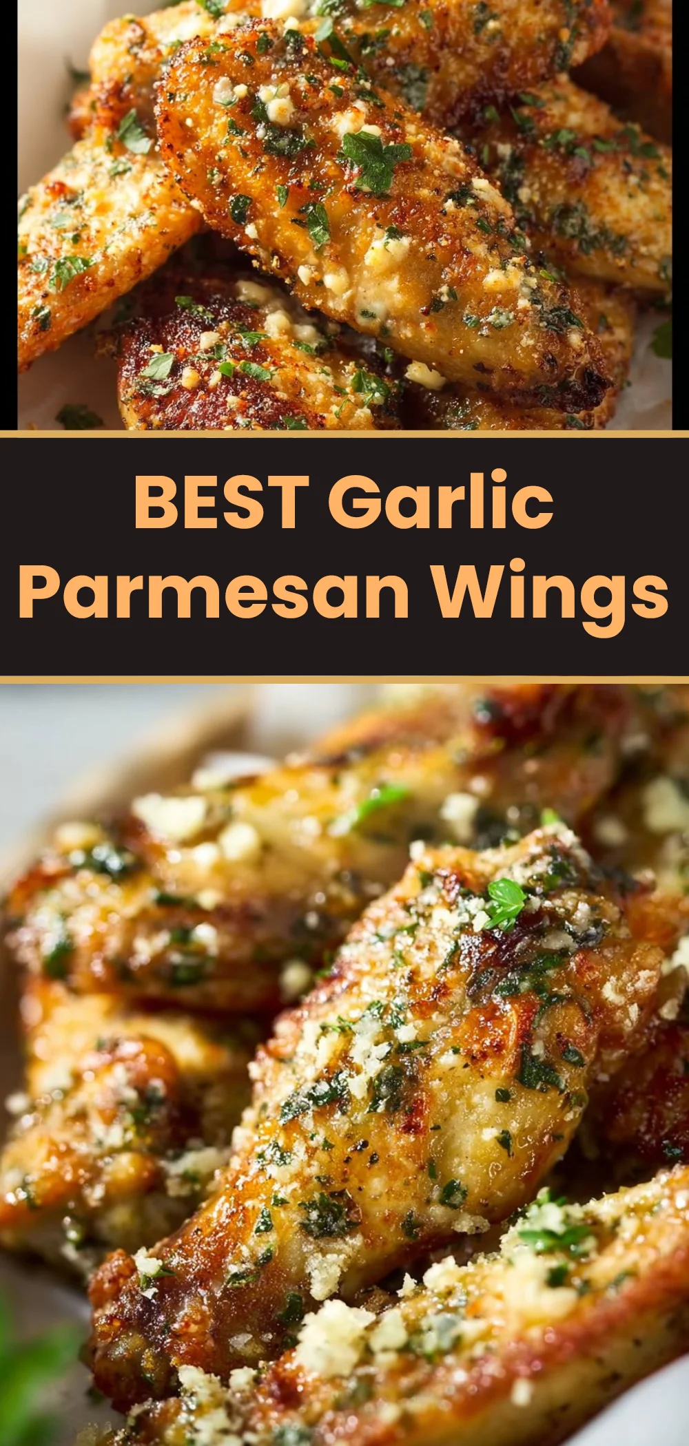 BEST Garlic Parmesan Wings