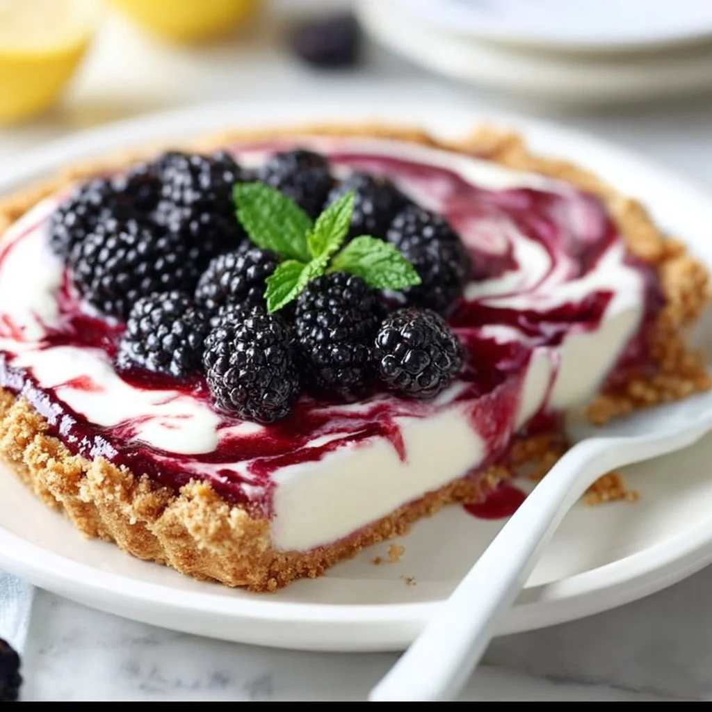 Blackberry Lemonade Pie