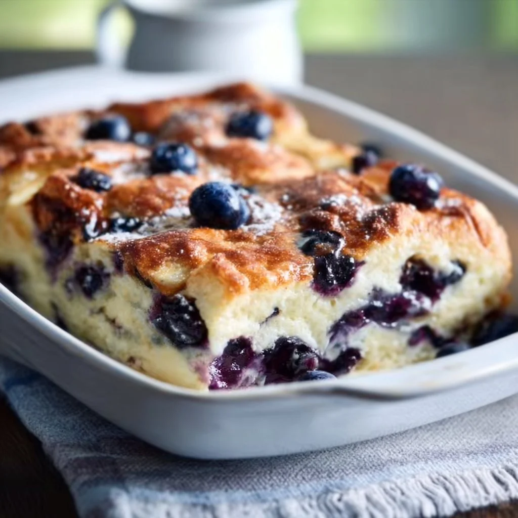 Blueberry Buttermilk Pancake Casserole