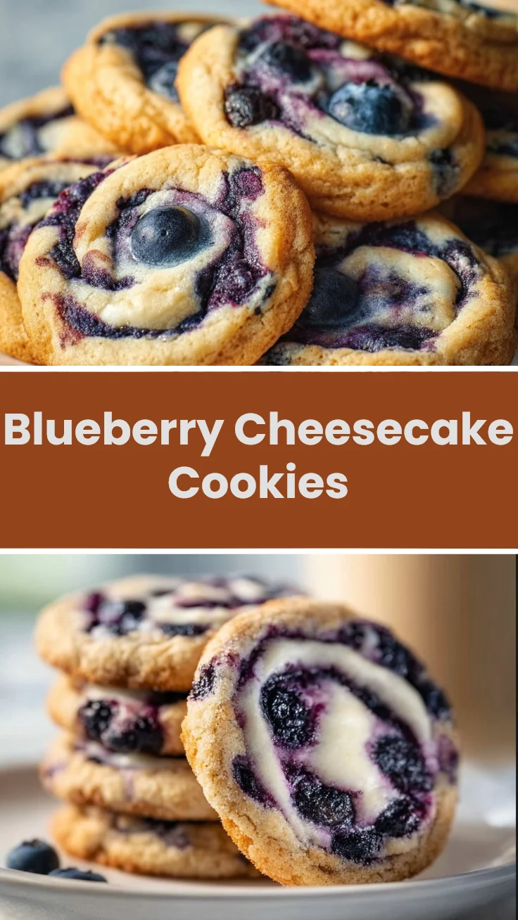 Blueberry Cheesecake Cookies