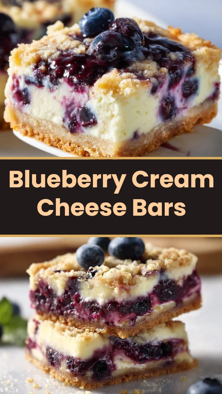 Blueberry Cream Cheese Bars