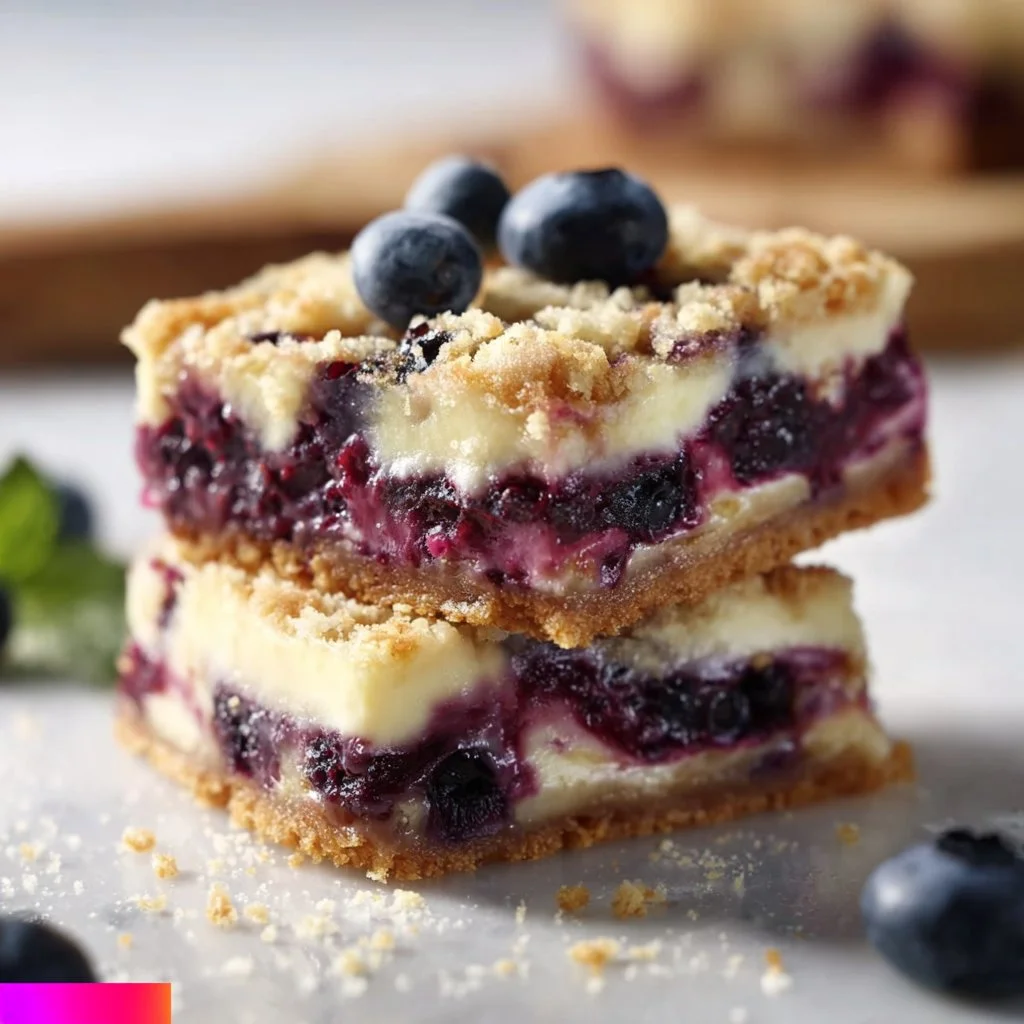 Blueberry Cream Cheese Bars