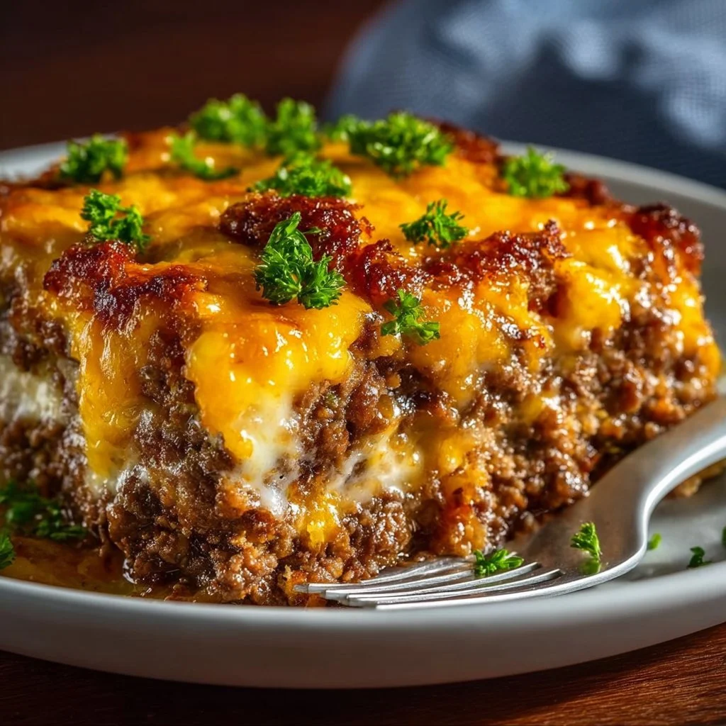 Cheesy Meatloaf Casserole