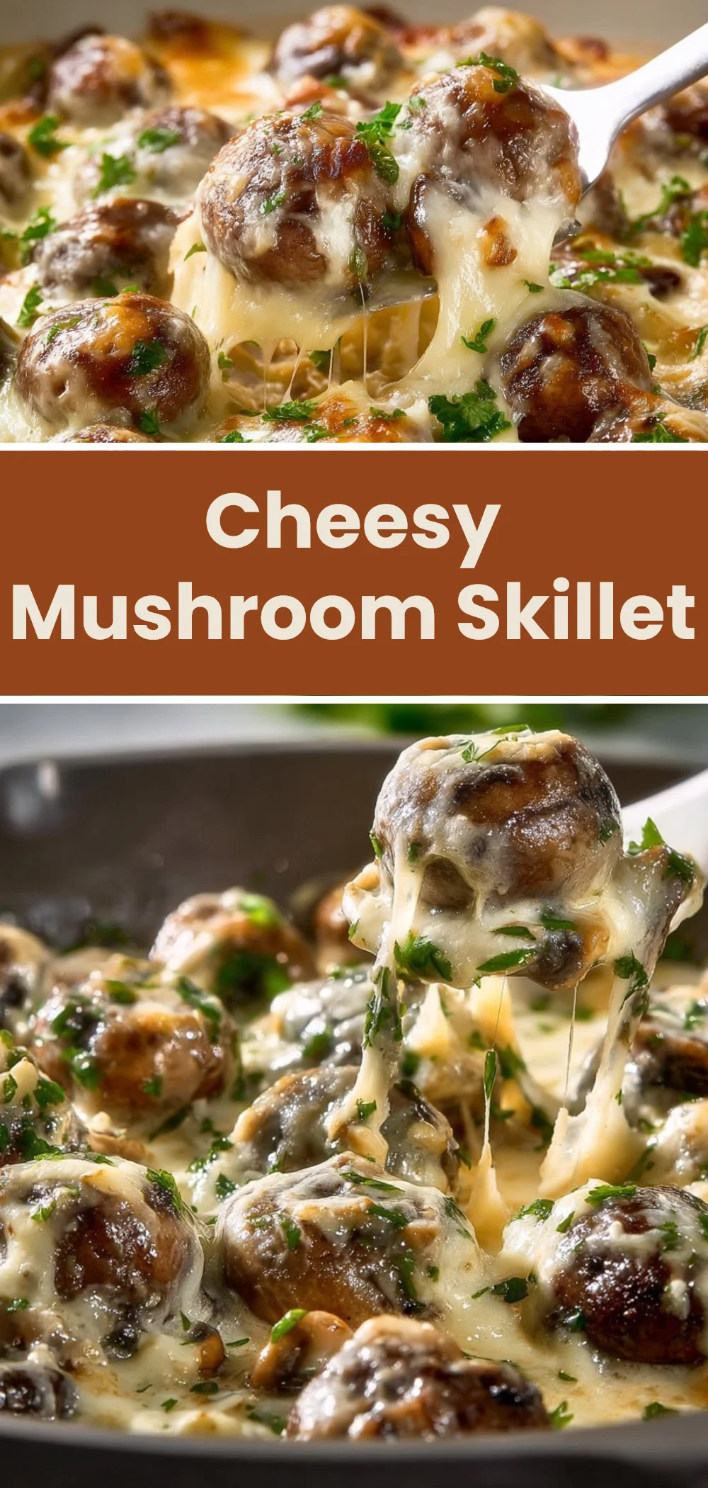 Cheesy Mushroom Skillet