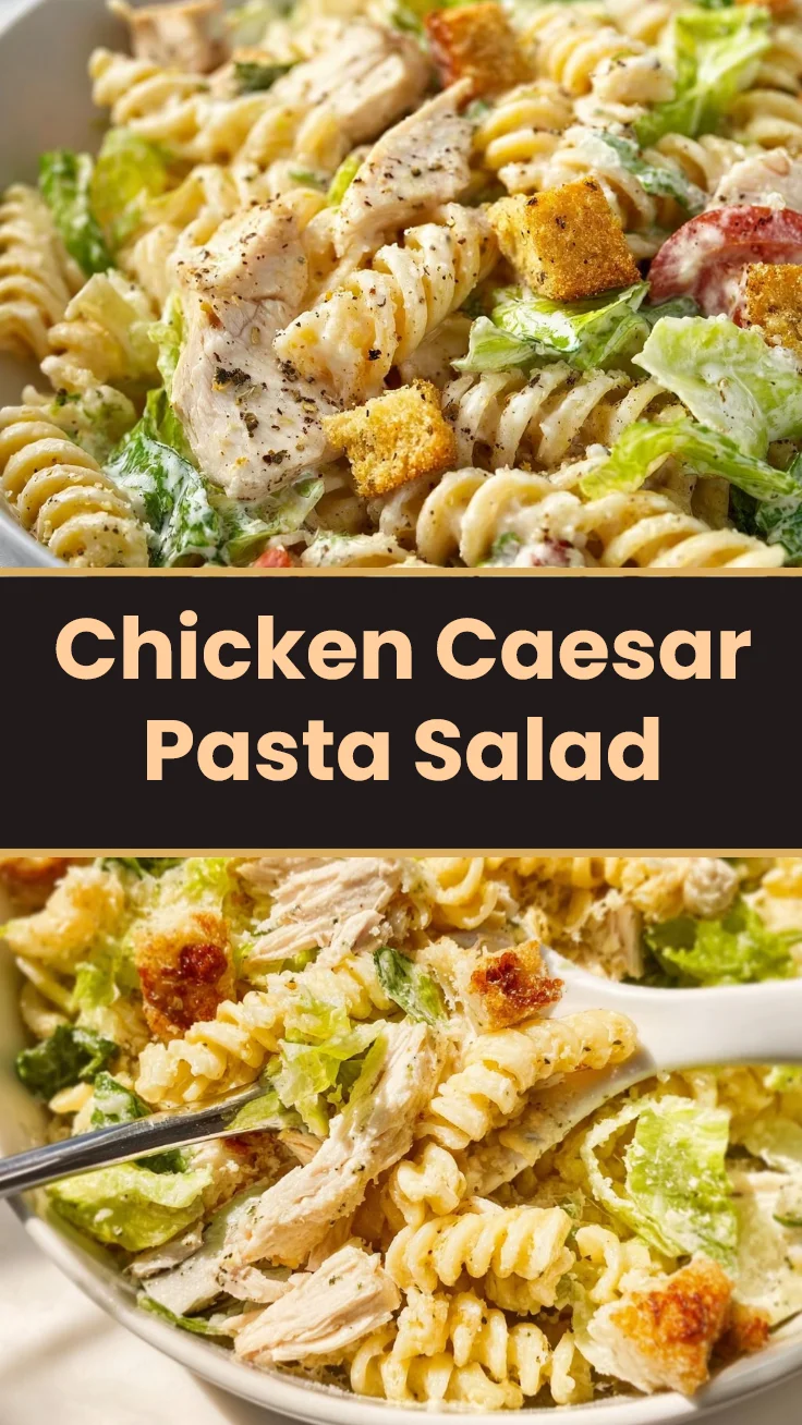 Chicken Caesar Pasta Salad