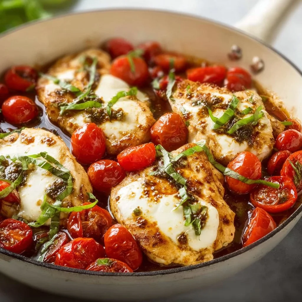 Chicken Caprese Skillet