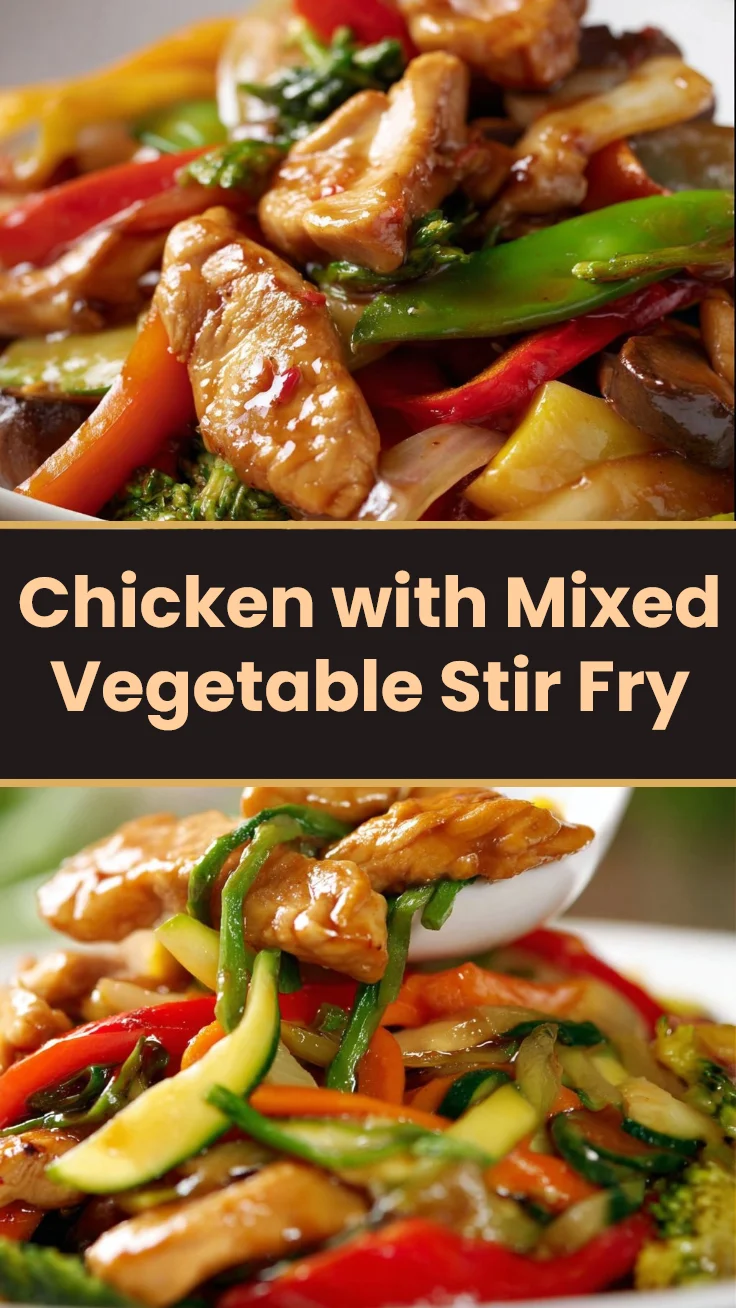 Chicken with Mixed Vegetable Stir Fry