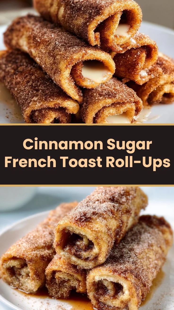Cinnamon Sugar French Toast Roll-Ups