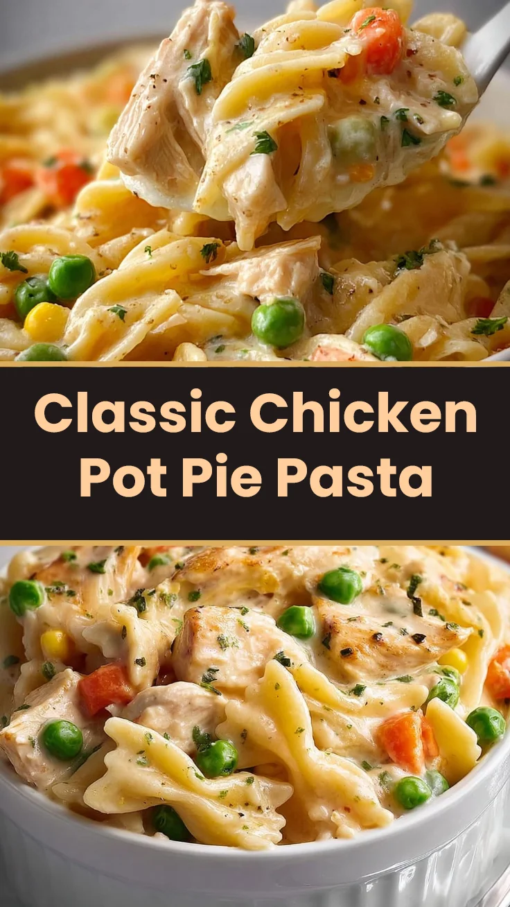 Classic Chicken Pot Pie Pasta