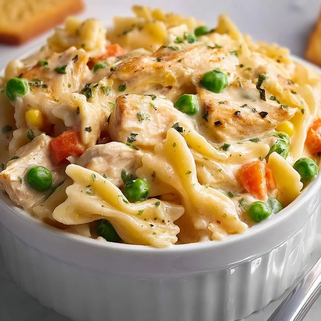 Classic Chicken Pot Pie Pasta