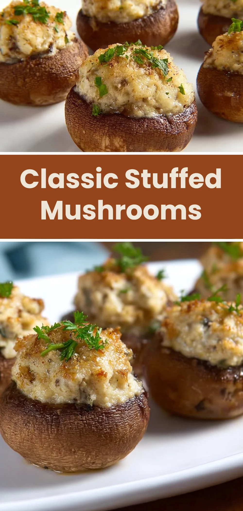 Classic Stuffed Mushrooms