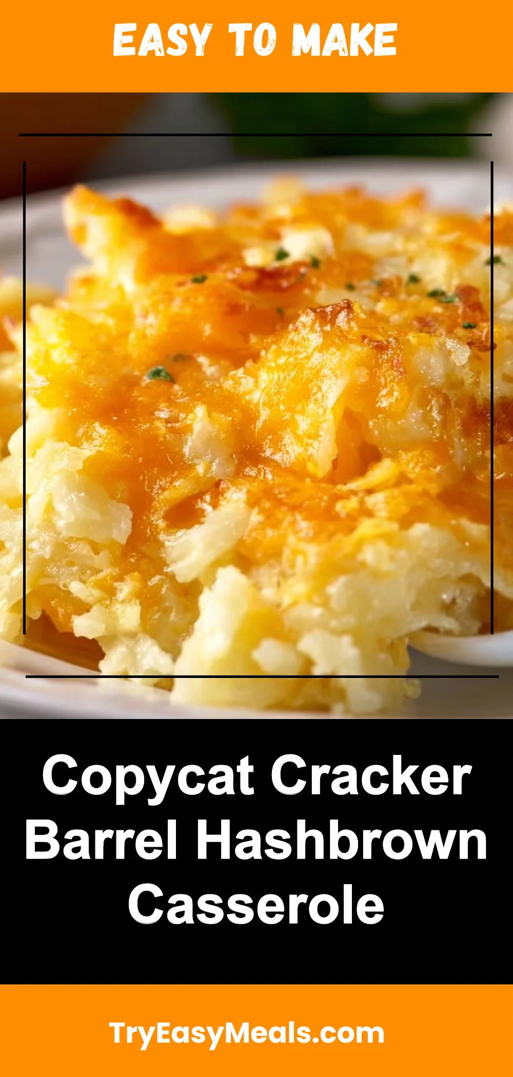 Copycat Cracker Barrel Hashbrown Casserole