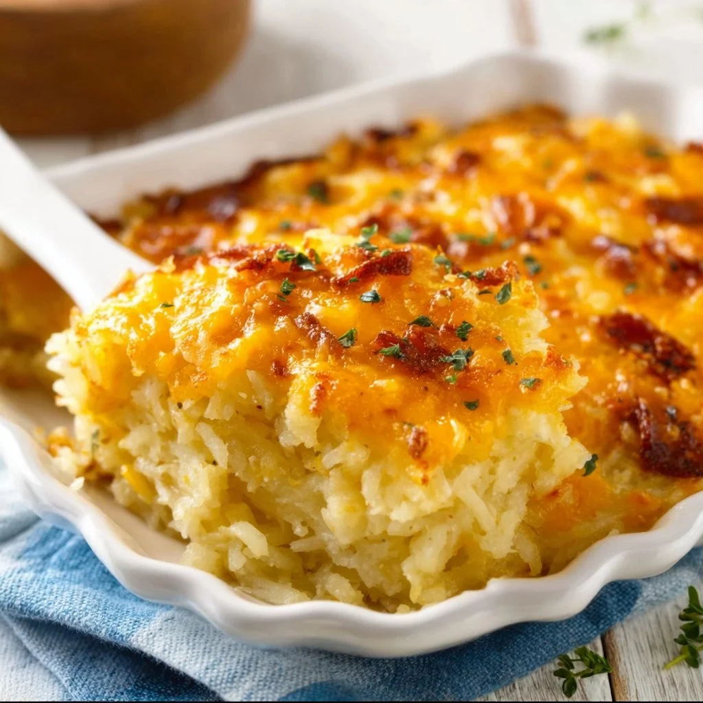 Copycat Cracker Barrel Hashbrown Casserole
