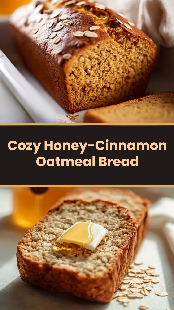 Cozy Honey-Cinnamon Oatmeal Bread