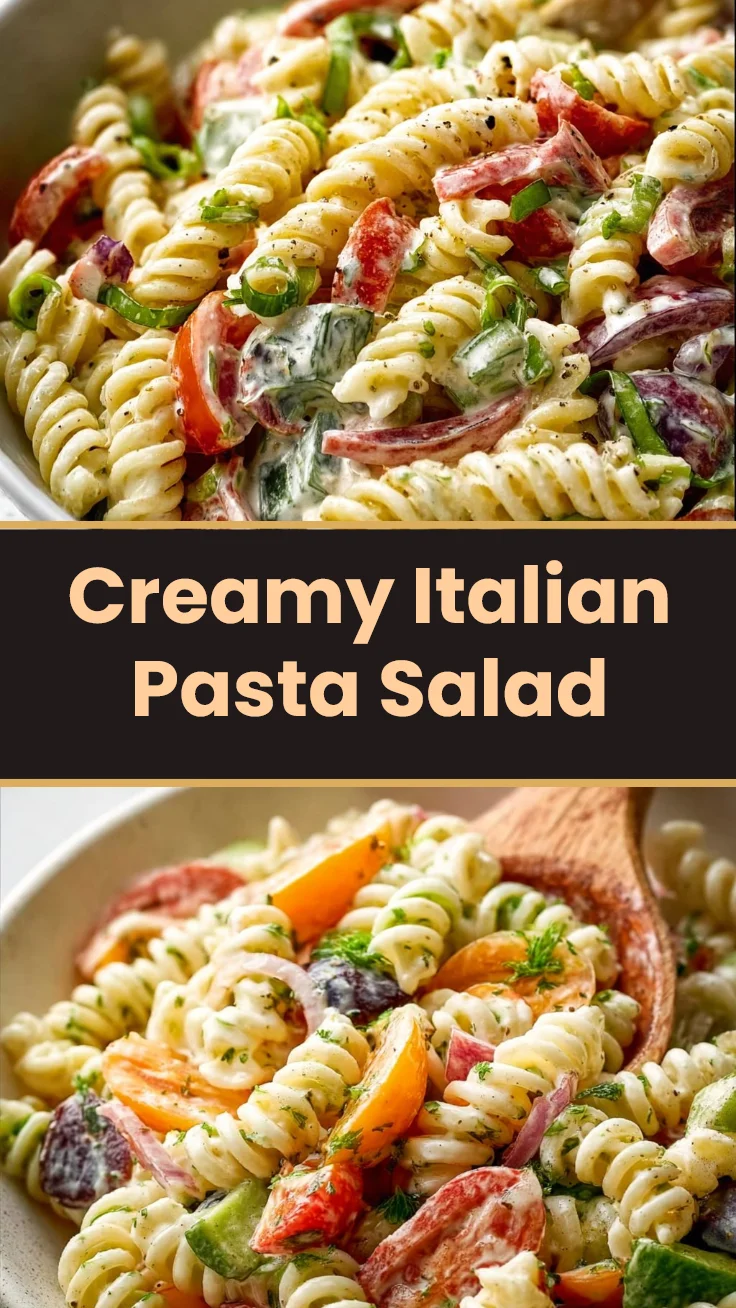 Creamy Italian Pasta Salad