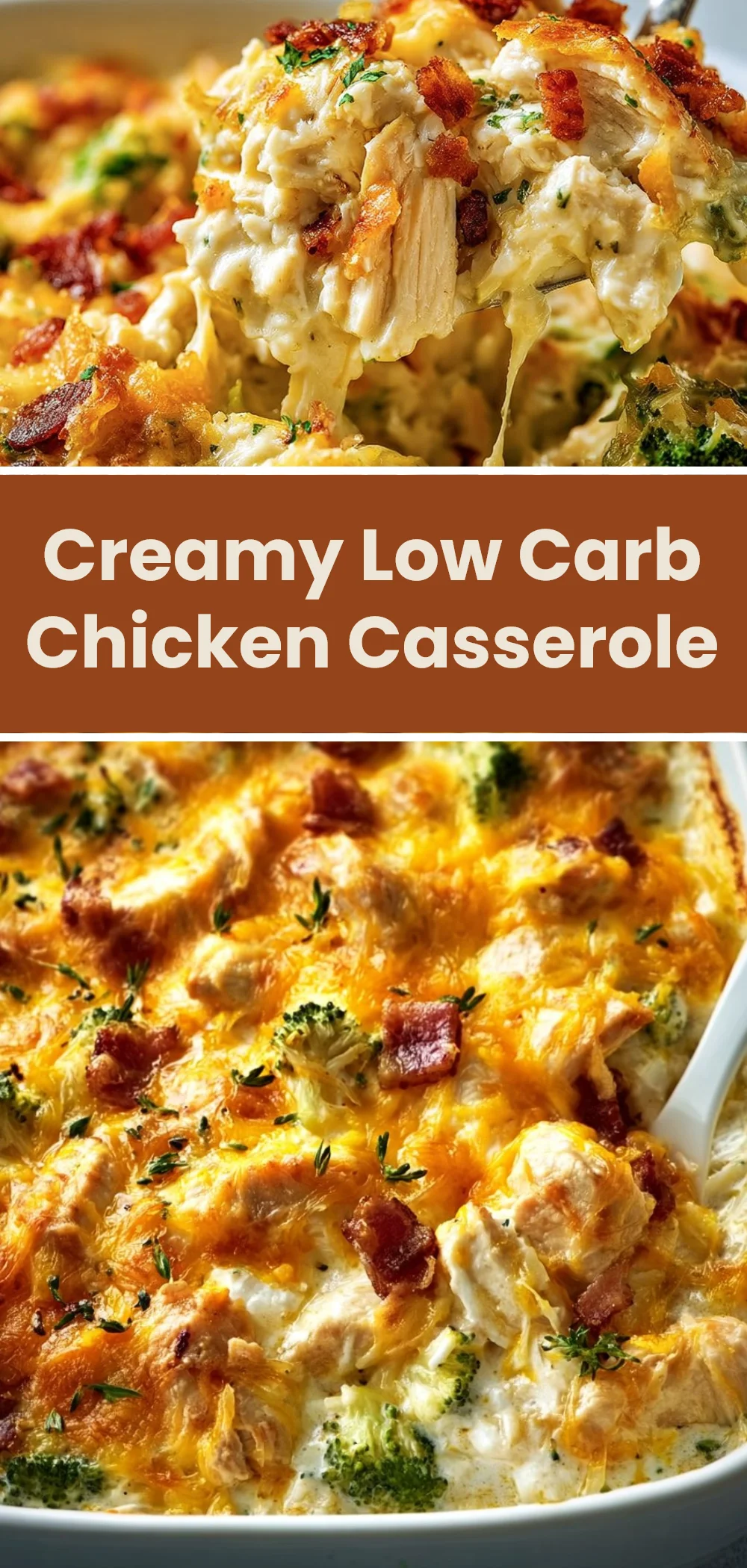 Creamy Low Carb Chicken Casserole