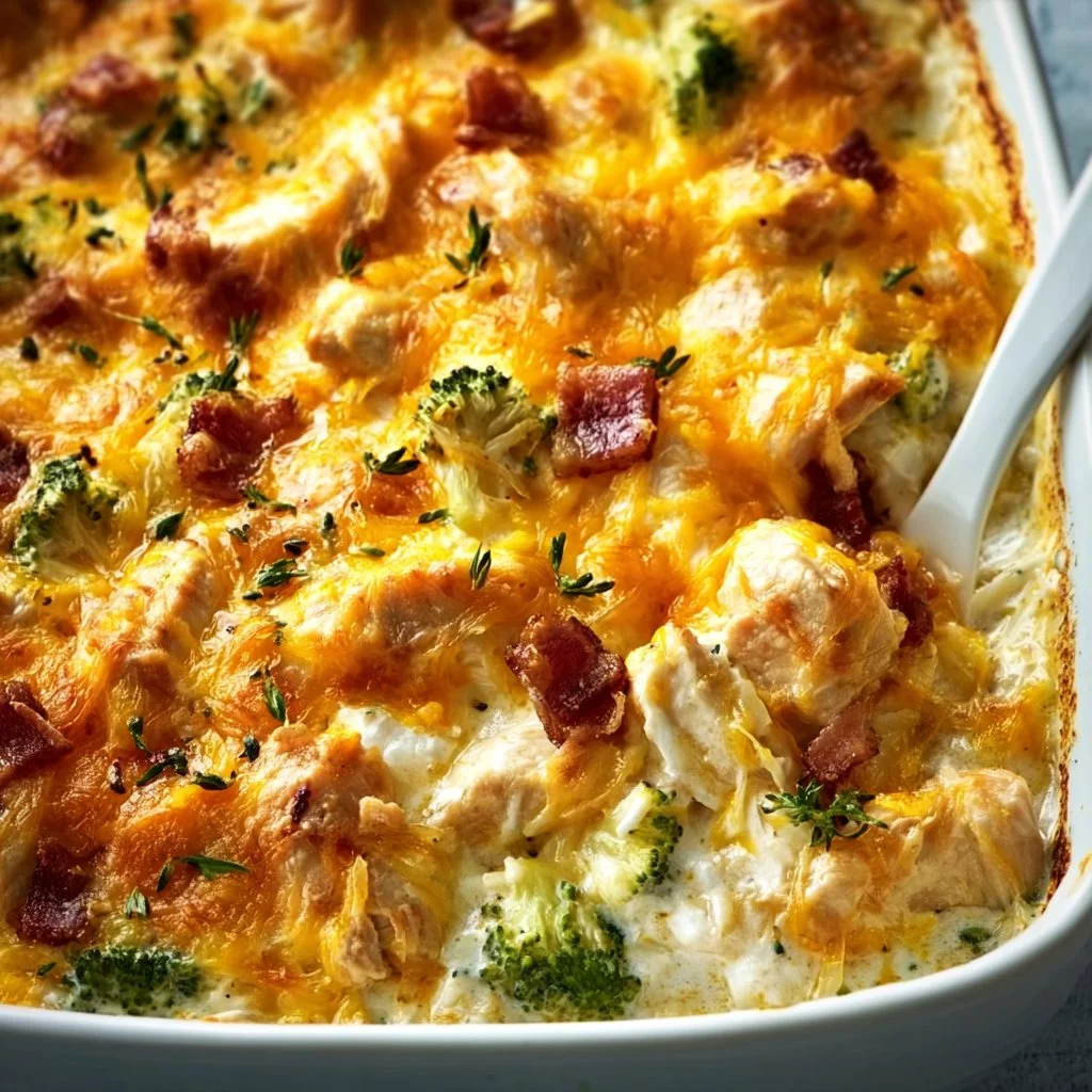 Creamy Low Carb Chicken Casserole